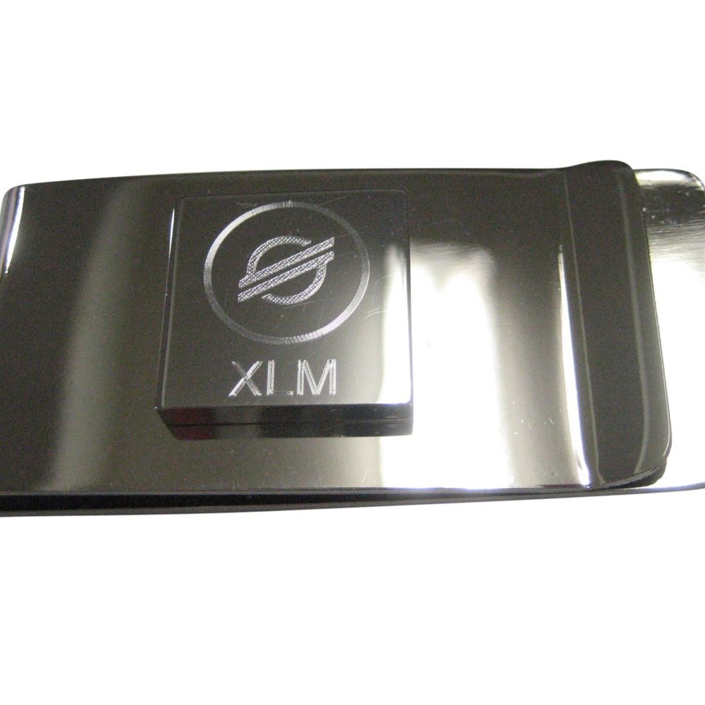 Stellar Lumens Coin XLM Cryptocurrency Blockchain Money Clip